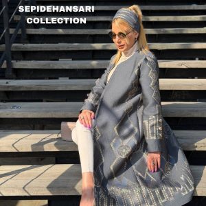 خرید مانتو پارچه ژاکارد