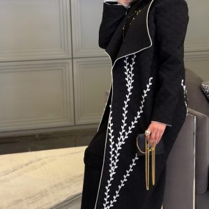 مانتو ژاکارد گلدوزی شده